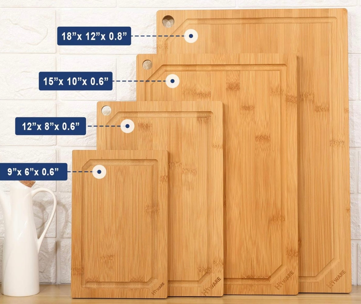 Custom Laser Engraved Cutting board set