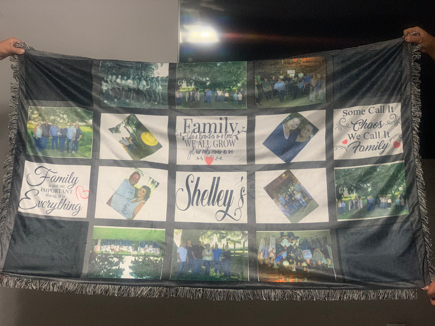 Personalized Photo Panel Blankets
