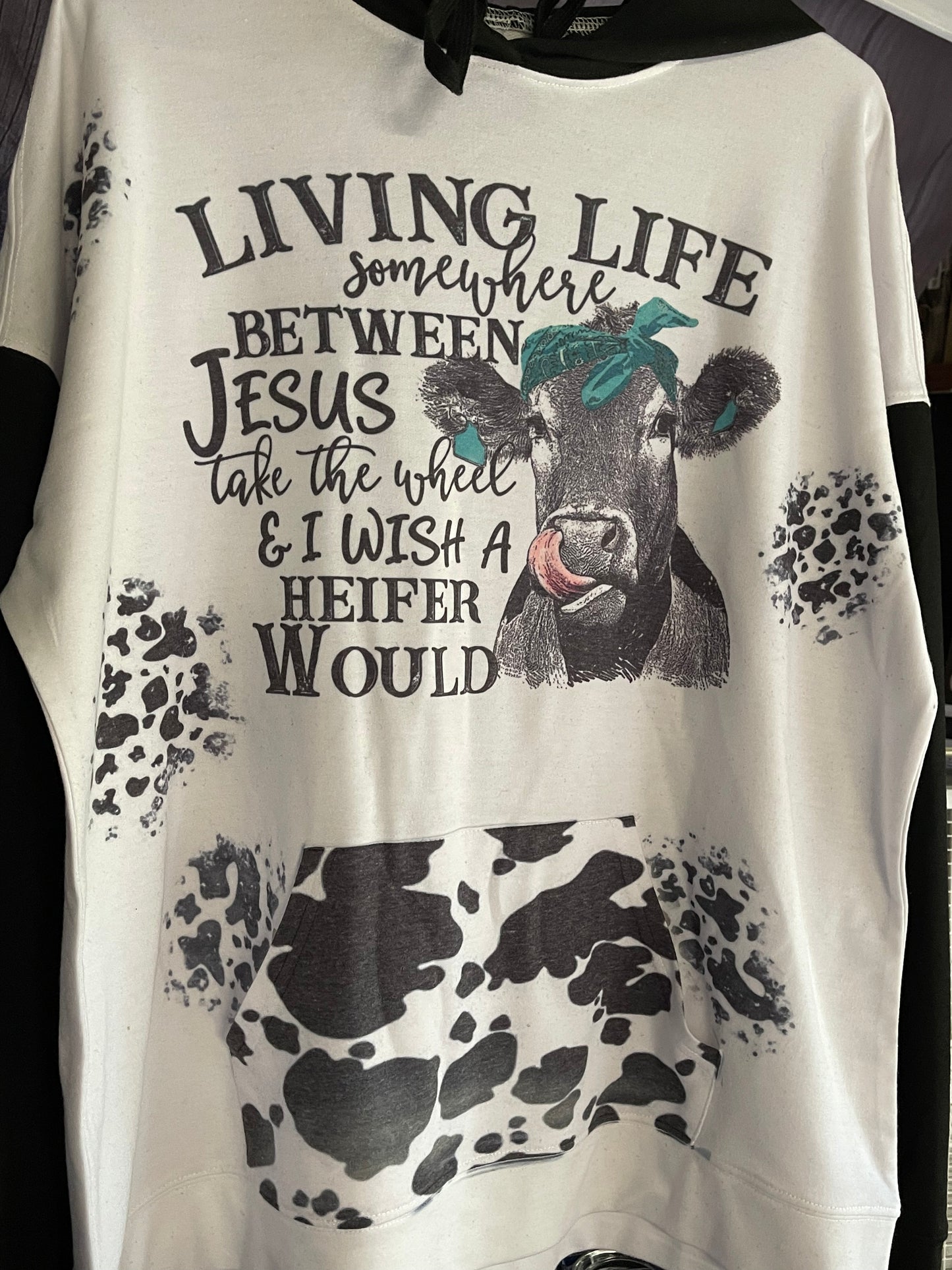 Cow hoodie