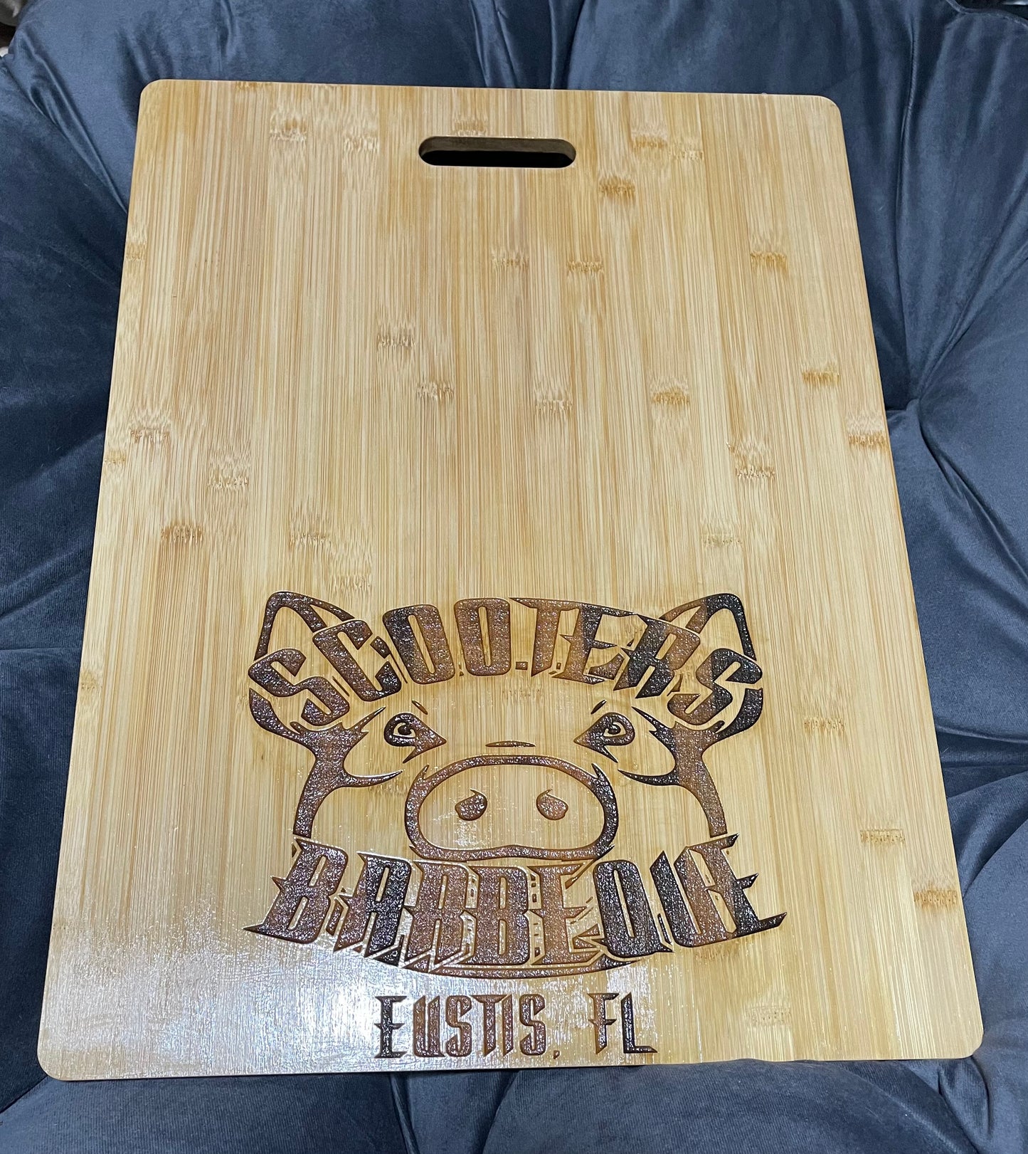 Custom Laser Engraved Cutting Boards with Handle