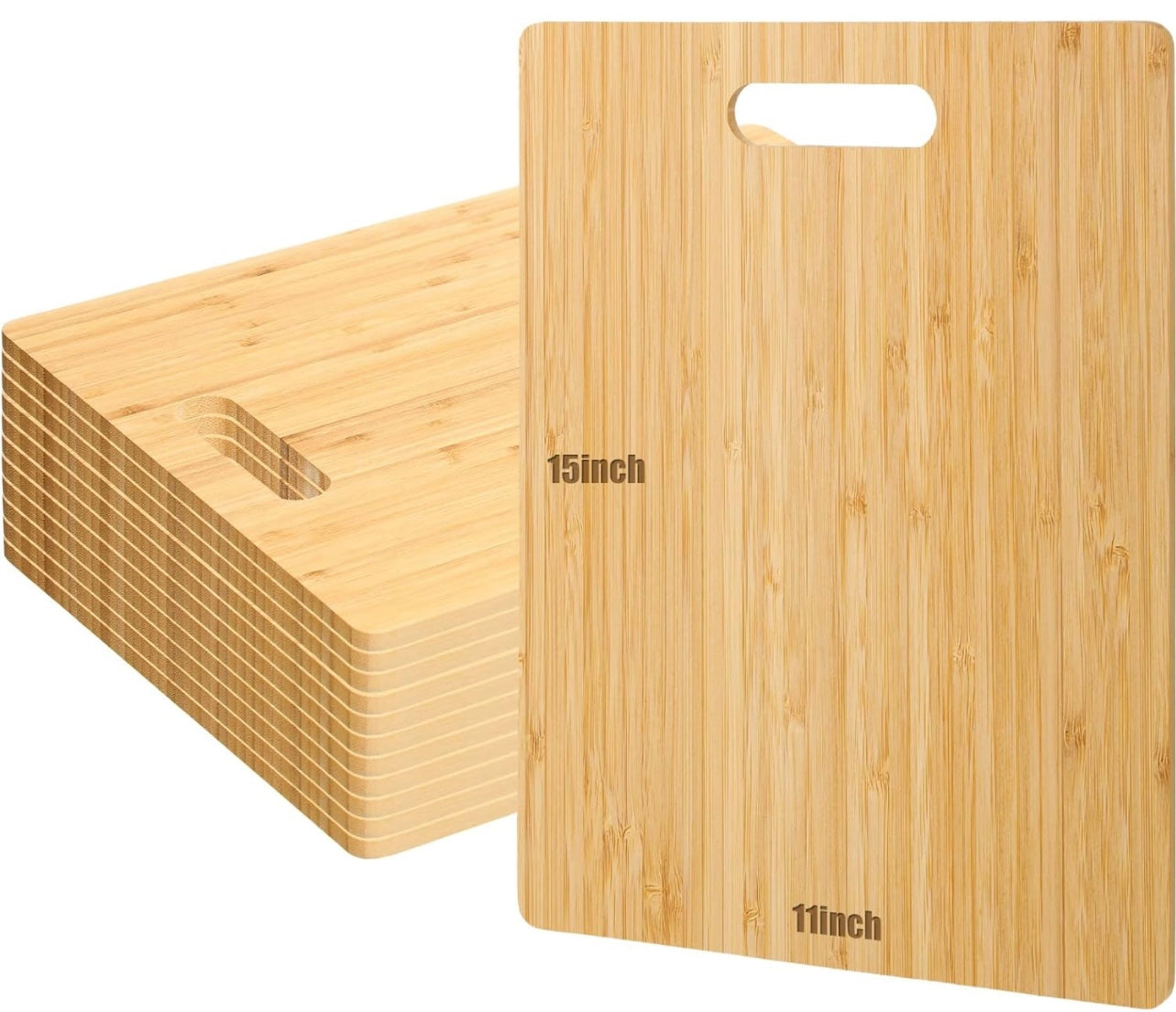 Custom Laser Engraved Cutting Boards with Handle