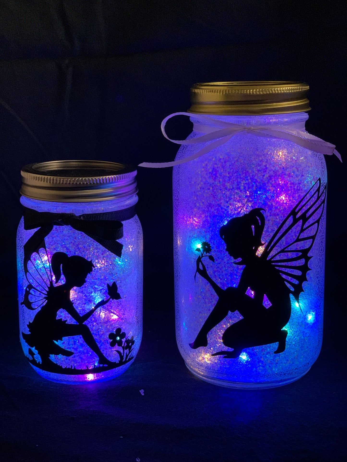 Lighted Fairy Jar Set