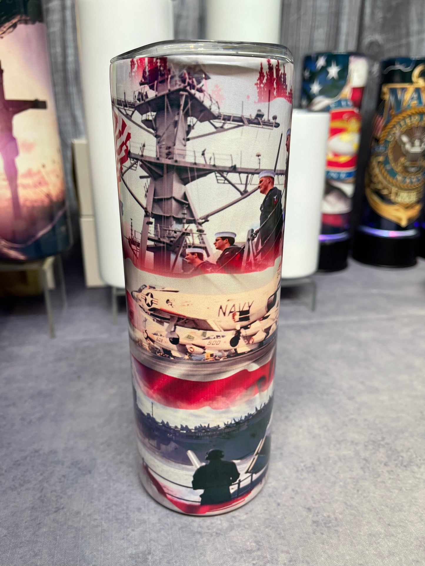 Navy Cluster MILITARY TUMBLER